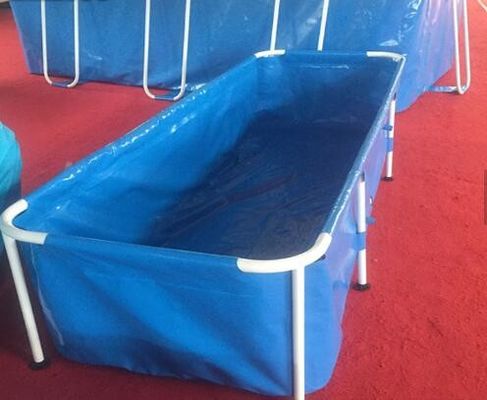 10000L 1.2mm استخر ماهی در فضای باز کشش بالا با قاب فلزی سازگار با محیط زیست 10000L 1.2mm استخر ماهی در فضای باز کشش بالا Wi