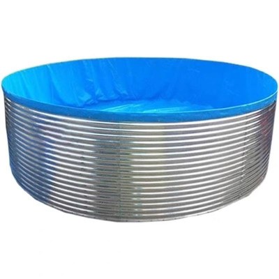 گالوانیزه ورق مخزن ماهی PP پایین فاضلاب DN110MM تاشو
