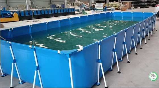 25Mx5M درب PVC سقف استخر شنا قاب فلزی