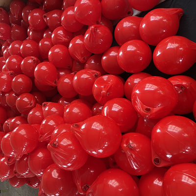 A38 D 14.9*H 17.8 ((اینچ) PVC شناور آب دریایی Fairway شناور کشتی قایق Fender Buoy