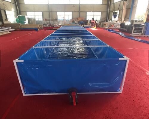 پرورش ماهی PVC تاشو مناسب استخر ماهی های پایدار آبداری مخزن ماهی ها سقف پرورش ماهی
