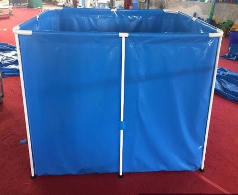 10000L 1.2mm استخر ماهی در فضای باز کشش بالا با قاب فلزی سازگار با محیط زیست 10000L 1.2mm استخر ماهی در فضای باز کشش بالا Wi