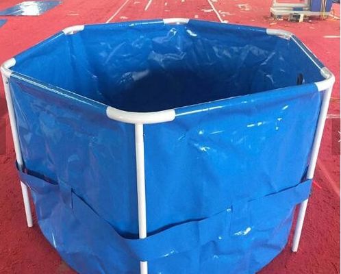 6500L استخر پرورش ماهی ماندگار شکل استوانه ای برای پرورش ماهی مخزن فشرده