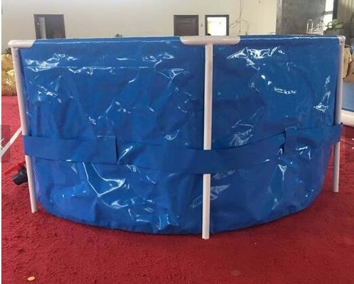 6500L استخر پرورش ماهی ماندگار شکل استوانه ای برای پرورش ماهی مخزن فشرده