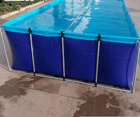 SGS رنگ آبی لایه بندی شده ترفند مخزن ماهی ضد آتش برای آبداری پرورش ماهی
