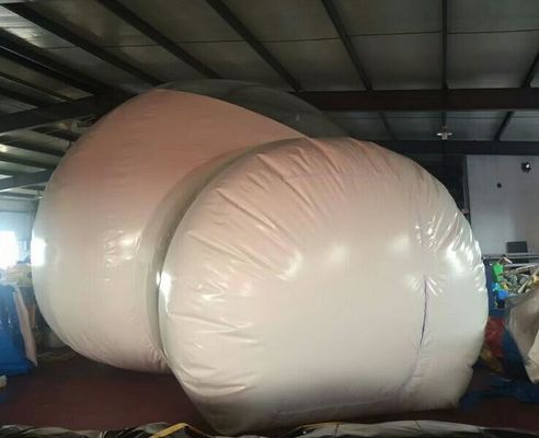 سفید PVC شفاف چادر بادکنکی ضد آتش ضد آب امن برای هتل ها چادر بادکنکی حباب