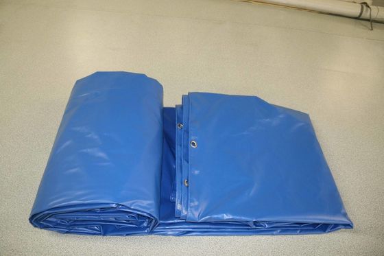 650 GSM آنتی اکسیدان های کار سنگین صفحه پلین / پوشش کامیون مقاوم در برابر آب پلین پوشش کامیون