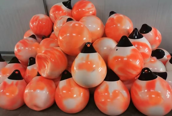 A65 ضد آب و هوا PVC بادکنک قایق Fender Buoys حرفه ای Fender دریایی بزرگ