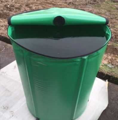 گلخانه PVC باغ بارون بشکه های آب پلاستیکی تاشو 150L مخازن آب قابل حمل