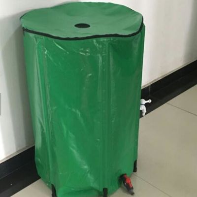 گلخانه PVC باغ بارون بشکه های آب پلاستیکی تاشو 150L مخازن آب قابل حمل