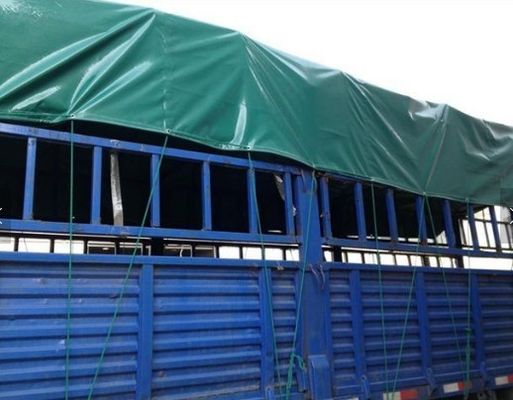 ۷۸۰ گرم پارچه پلی استری پوشیده از PVC ضد آب پوشه کامیون محافظت از UV