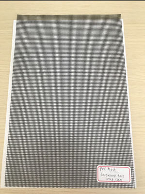 500D X 500D 9x13 تقویت شده PVC پوشش پلی استر میش مشکی برای حصار بیرونی