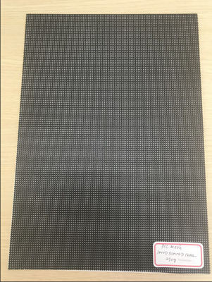 500D X 500D 9x13 تقویت شده PVC پوشش پلی استر میش مشکی برای حصار بیرونی