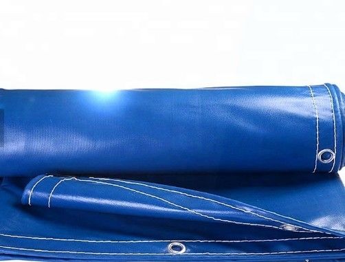 چند رنگی ضد UV ضد آب PVC پوشه کامیون پارچه پلپولین در رول 18X18 610G