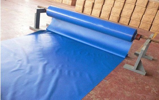 چند رنگی ضد UV ضد آب PVC پوشه کامیون پارچه پلپولین در رول 18X18 610G