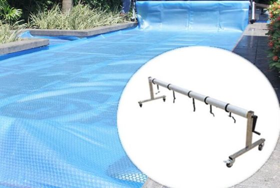 عایق بندی حباب تابستان استخر شنا پوشش خورشیدی ضد گرد و غبار 16ft × 20ft پوشش استخر شنا خودکار