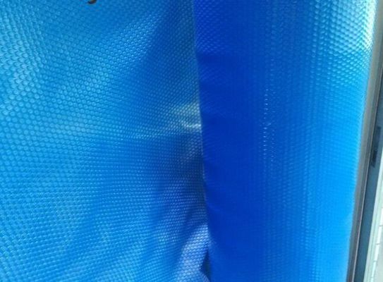 9M × 16M حباب ضد آفتاب گرمای اسپا پوشش کمد استخر دو رنگ پلی کربنات