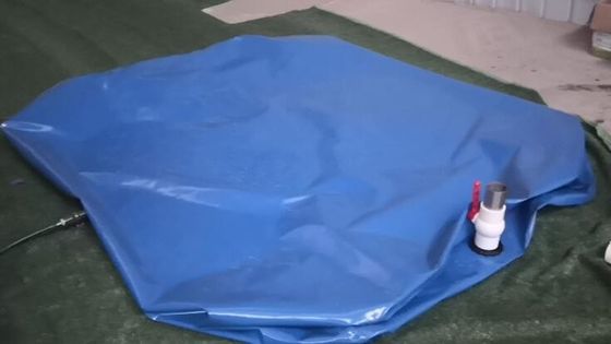 300 لیتری بالش های تاشو قابل انعطاف PVC مخزن آب قابل حمل برای ذخیره سازی