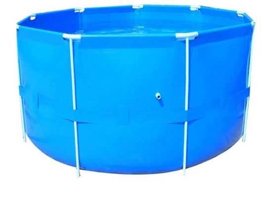ضخامت 1.0mm 100000L PVC تاشو قابل تاشو مخزن ماهی مخزن ماهی مخزن پلاستیکی مخزن ماهی مخزن ماهی