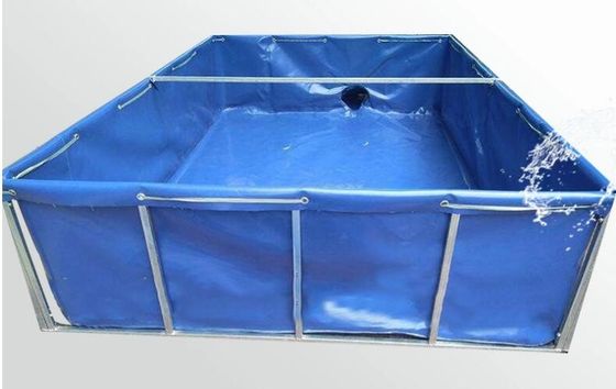 ضخامت 1.0mm 100000L PVC تاشو قابل تاشو مخزن ماهی مخزن ماهی مخزن پلاستیکی مخزن ماهی مخزن ماهی