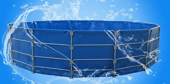 5000L قابلمه 0.9mm PVC مخروط مخزن ماهی برای مزرعه ماهی استخر ماهی استخر پلاستیکی استخر ماهی