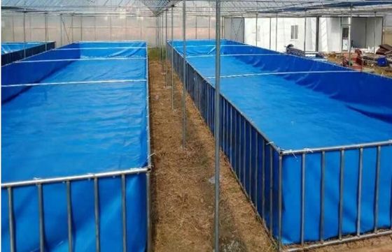 5000L قابلمه 0.9mm PVC مخروط مخزن ماهی برای مزرعه ماهی استخر ماهی استخر پلاستیکی استخر ماهی