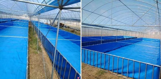 5000L قابلمه 0.9mm PVC مخروط مخزن ماهی برای مزرعه ماهی استخر ماهی استخر پلاستیکی استخر ماهی