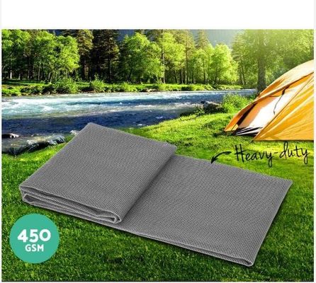 ضد لغز 400gsm / 600gsm کاروان کف تشک 2.5*4.0m برای تعطیلات ضد لغز PVC تشک میش کیسه