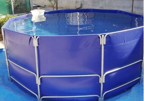 15000 لیتری از پی وی سی لوله گرد ماهی استخر برای پرورش آب و گیاهان استخر ماهی استخر پلاستیکی استخر ماهی کشنده