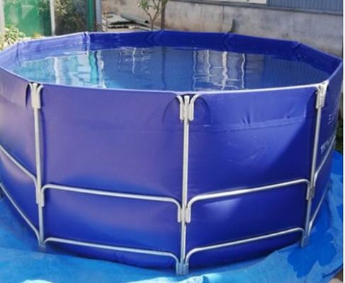 15000 لیتری از پی وی سی لوله گرد ماهی استخر برای پرورش آب و گیاهان استخر ماهی استخر پلاستیکی استخر ماهی کشنده