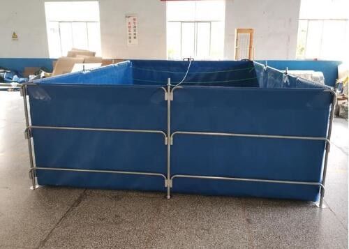 خارج از منزل و داخل خانه 30000L PVC Tarpaulin مخزن ماهی کشویی مخزن پلاستیکی استخر ماهی