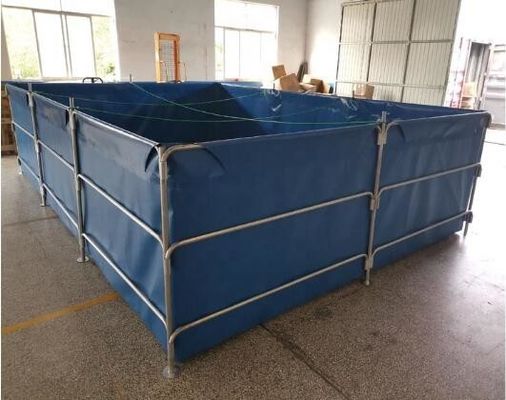 خارج از منزل و داخل خانه 30000L PVC Tarpaulin مخزن ماهی کشویی مخزن پلاستیکی استخر ماهی