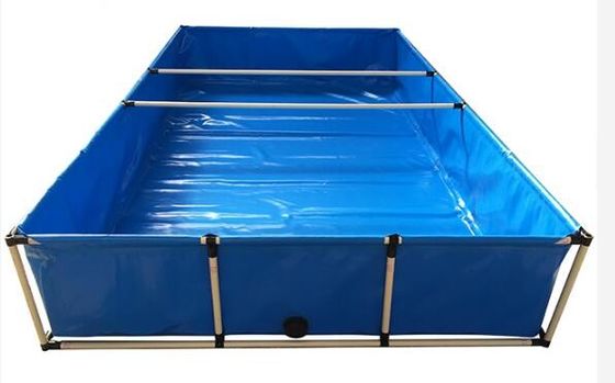 سایز سفارشی شکل مستطیل PVC مخزن پرورش ماهی 3000L-50000L مخزن پلاستیکی استخر ماهی