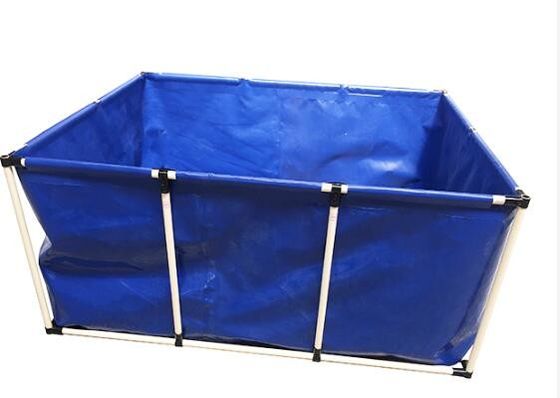 سایز سفارشی شکل مستطیل PVC مخزن پرورش ماهی 3000L-50000L مخزن پلاستیکی استخر ماهی