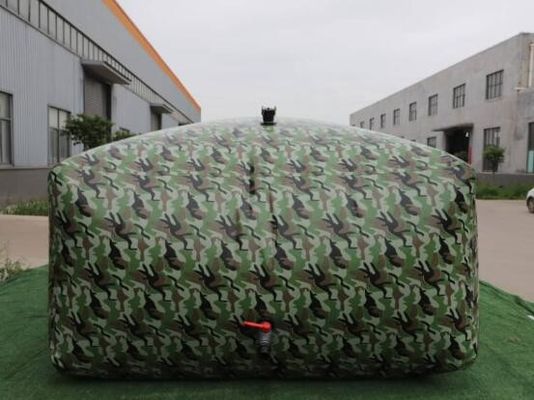رنگ پنهان سازی پارچه ای انعطاف پذیر آب ذخیره سازی مثانه 20000L مخازن آب قابل حمل