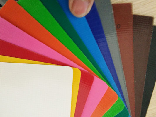 مقاوم در برابر آتش 1100GSM مات PVC لایه دار پارچه مواد ضد شعله پارچه
