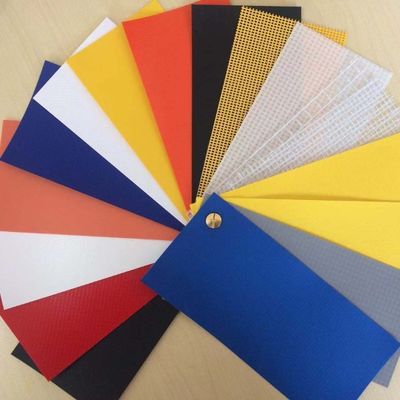 SGS Glossy 1100GSM PVC لایه بندی شده ضد آتش پارچه پوششده پارچه پوششده اسباب بازی های دریایی