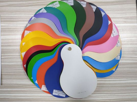 SGS Glossy 1100GSM PVC لایه بندی شده ضد آتش پارچه پوششده پارچه پوششده اسباب بازی های دریایی