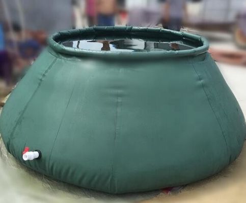 شکل پیاز 4500L پی وی سی پلین مخزن آب تاشو مخزن آب قابل حمل مخزن آب