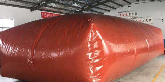مخازن ذخیره گاز متان قابل تاشو با پوشش PVC 2000T مخازن ذخیره گاز بیوگاز
