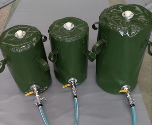 50L 100L 1.0MM ضخامت قابل جابجایی انعطاف پذیر دیزل سوخت مثانه مایع حبس سوخت مثانه