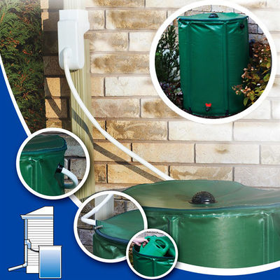 225L بشکه باران تاشو PVC برای جمع آوری باران باغ