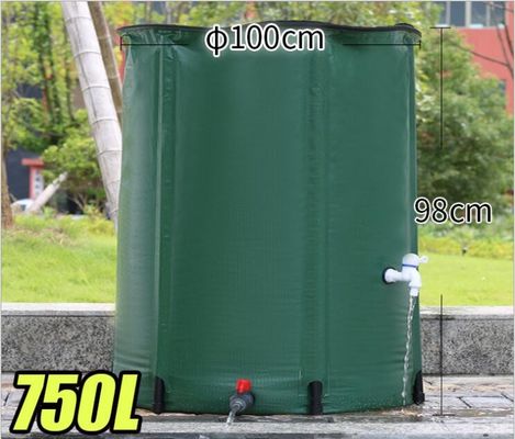 بشکه PVC Rain Saver 750L تاشو برای مزرعه خانه باغ OEM سرویس