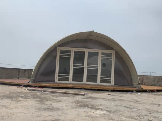 خیمه ی هتل لوکس در فضای باز خیمه ی رزورت Glamping خیمه ی UV مقاوم 5mx7m خیمه ی پوسته