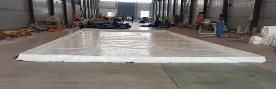 جلوگیری از ریزش گاز در مخزن داخل 0.90mm PVC Tarpaulin 10Mx10M