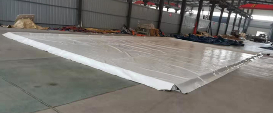 جلوگیری از ریزش گاز در مخزن داخل 0.90mm PVC Tarpaulin 10Mx10M