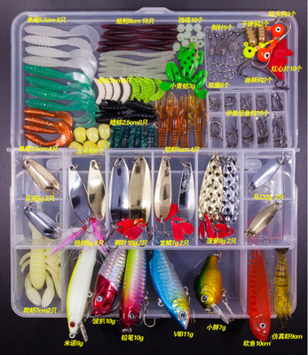 طعمه های ماهیگیری Crankbait سیتی سیلیکون نرم 18 - 181 PCS