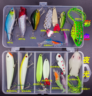 طعمه های ماهیگیری Crankbait سیتی سیلیکون نرم 18 - 181 PCS