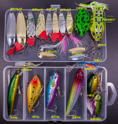 طعمه های ماهیگیری Crankbait سیتی سیلیکون نرم 18 - 181 PCS