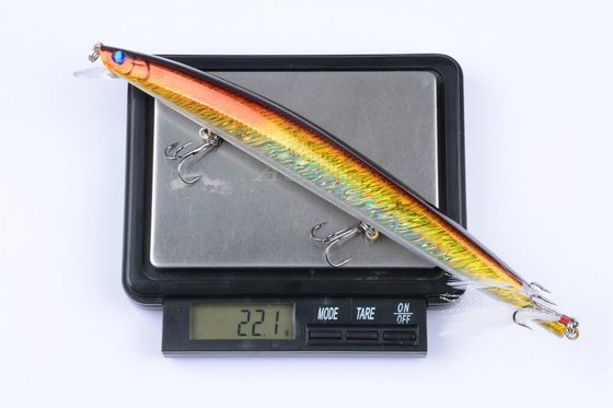 6 رنگ 18.50CM/22g 4 # قلاب ها Perch,Crucian,Culter Alburnus ABS Minnow ماهیگیری دریایی طعمه